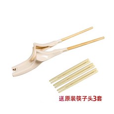 흔들림방지 보조 식기 스푼 숟가락 식사중 엎지름 고정 도움, 1개, A. 젓가락 3 쌍의 여분의 젓가락