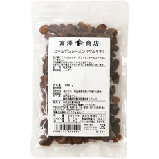 토미자와 상점 TOMIZ 골든 건포도(살타나) 100g 일본 건조 말린 과일, 1개