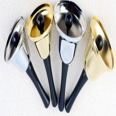 현아쇼 보드게임 할리갈리 종 식당 호출 벨 강아지 훈련용 콜벨 훈련용벨, 은색 - 75mm