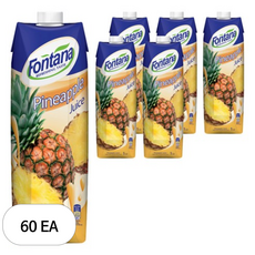 폰타나 파인애플 주스, 1L, 60개