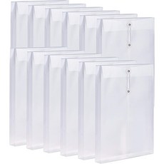 베러워커스 a4 봉투형 투명 파일 세로형, 12개