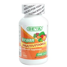 Deva Vegan綜合維他命礦物質膜衣錠, 90顆, 1罐