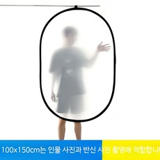 접이식 확산판 반사판 부드러운 사진 패널 조명 촬영용품, 1개, 100x150cm 둥근 소프트 패널