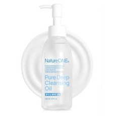 NatureONE深層卸妝油，溫和清潔毛孔，植物萃取保濕，敏感肌適用, 1個, 145ml