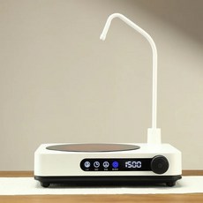 인덕션 쿠커 전기 급수 스토브 1500W 세라믹 자동, AU Plug, White