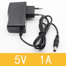1pcs 100-240V AC-DC 전원 어댑터 공급 충전기 어댑터 5V 12V 1A 2A 0.5A EU 플매트 카펫 러그 5.5mm x 2.5mm/5v3aDC 플매트 카펫 러그, 5V1A, 01 5V1A, 1개