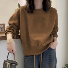 限時嘗鮮 穿不膩!Bi眼入!今年流行咖啡色圓領衛衣短款秋冬女2025新款加絨