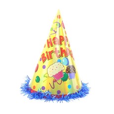 파티쇼 홀로그램 생일 일반 고깔 모자 백일 돌잔치 생일 파티 케이크, 머핀