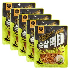 강고집 순살먹태 청양마요맛 30g 바삭 구운 먹태, 5개
