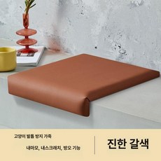 스텐 벽걸이 테이블 스테인리스 원형 식탁, 캣스크래치-진한커피