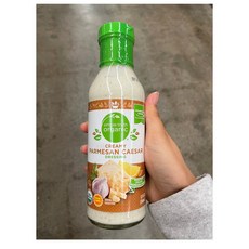 Simple Truth Organic Creamy Parmesan Caesar Dressing 심플트루스 크리미 파마산 시저 드레싱 12oz(354ml) 4팩, 354ml