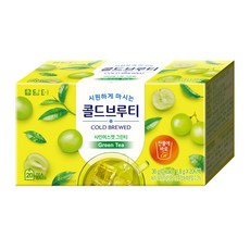 담터 콜드브루티 샤인머스캣 그린티, 1.8g, 20개입, 1개