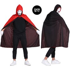 드라큘라 후드망토 드라큘라 뱀파이어 할로윈의상 파티복 코스튬 복장