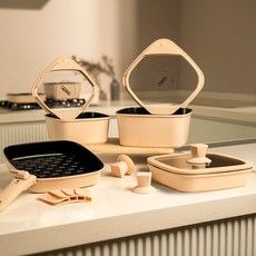 보오글 프리미엄 쿡웨어 [11종], 라떼 베이지