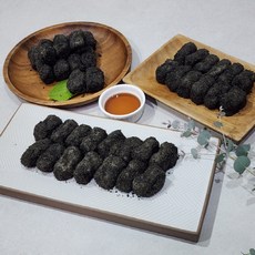 쫀득하고 고소한 흑임자인절미 40개 1박스 720g내외, 720g, 1개