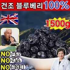 [유기농] 반건조 블루베리 프리미엄 건조 블루베리 100% 무설랑 건블루베리, 6박스, 100g