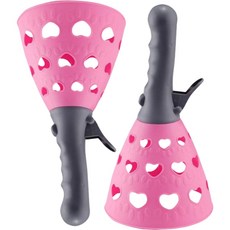 雙人大號對接球彈射球玩具組 親子戶外趣味玩具禮物 戶外接球器玩具, 藍色+粉色