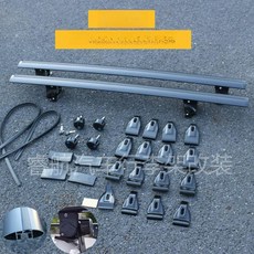 스파크루프랙 문틀형 스타렉스 루프렉 가로바 루프랙, 1개, 1.5m 타이거클로 블랙2개