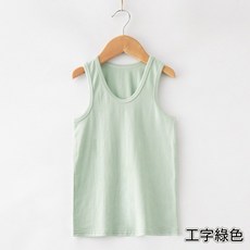 BabyBear 兒童精梳純棉背心，細肩工字設計，吸汗透氣親膚，男女童皆宜