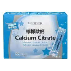 WEIDER 威德 檸檬酸鈣, 270g, 90包, 1盒
