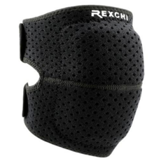 REXCHI 綁帶護膝 加壓 跑步 籃球 跳舞 溜冰, 1個, 黑色