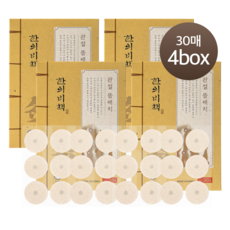 한의비책 근육 관절 뜸 패치, 30매입, 4개