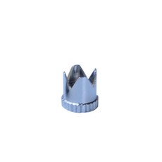HD130噴筆零配件 噴嘴 筆針 筆帽 噴嘴進氣頭 0.2/0.3/0.5mm, 1個, 皇冠筆帽, 皇冠筆帽
