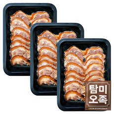탐미오족 순살족발 소포장 혼족, 3개, 200g