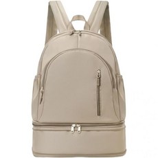 Fitrarefly 백팩 대용량 Expandable 기능 신발 수납 Separates 드라이 & Wet 호환 with 14-inch PCs 발수 Anti-theft Carry-, 카키
