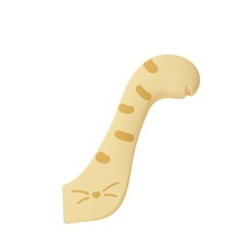 寵物罐頭保鮮蓋 寵物罐頭密封器 罐頭勺 寵物罐頭蓋 開罐器 貓咪用品, 貓勺開罐器-勺子【黃色】, 1個