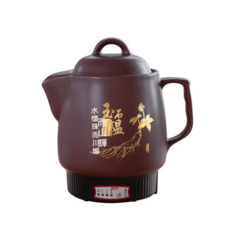 東日家電 6L養生壺 中藥壺 陶瓷慢燉鍋 電煮壺 花茶壺 電熱水壺 快煮壺 煲藥壺, 咖色6L