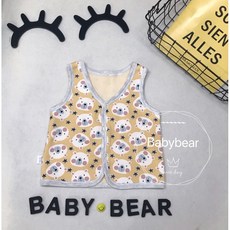 BabyBear 兒童背心 純棉舒適可愛圖案