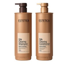 에스테티카샴푸 ESTETICA 실크 클리어링 샴푸린스 컨디셔너 1500ml 대용량 미용실, 1개, 1L