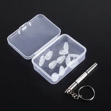 [GE가은스토어] 실리콘 논슬립 안경 코받침 코패드 10P 드라이버 세트 실리콘코받침 안경코 안경코받침대