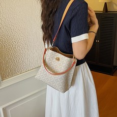 탑씨유 가죽공예 DIY 키트 가죽가방 만들기 diy 패키지 직접 만드는 프리미엄 패턴 투웨이백, 크림베이지, 1세트