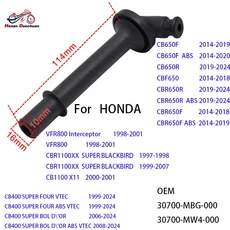 CB CBR VFR 650 800 1100 CB400 CB650 C650 CBR650 VFR800 CBR1100 CB1100 용 오토바이 점화 플러그 고압 캡 커버, 4pc