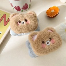 卡通圖案洗臉手腕套 防止衣服濕掉, 1個, 灰色熊 (2個）