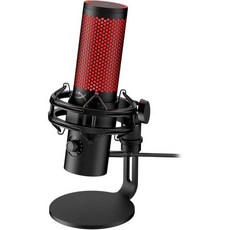HyperX QuadCast 2 Condenser Microphone USB for Streamers/Content Creators/Gamers/PC Mac 2-Year Man, 블랙