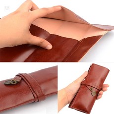 리틀리빙샵 가죽 롤 필통 펜파우치