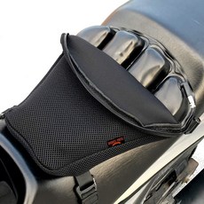 배다스 모토 모터사이클 시트 쿠션 공기 충전 패드 엉덩이 보호대 통기성 커버로 압력과 피로를 줄여줍니다 장시간 탑승 시 더욱 편안해집니다, LARGE/FRONT