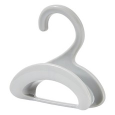 可疊加拱形掛鉤架, 灰色, 3個