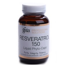 gaia HERBS 白藜蘆醇液體植物膠囊, 1個, 50 件