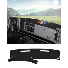 Autorder 그레이 대시보드 커버 매트 1997-2000 쉐보레 실버라도/GMC 시에라 C1500/2500/3500 K1500/2500/3500 1997-1999 GMC, 1986-1993 Chevy S10