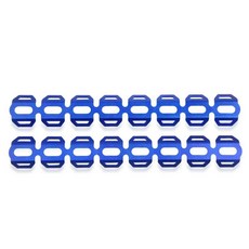 오토바이 배기 머플러 파이프 프로텍터 열 실드 커버, 1개