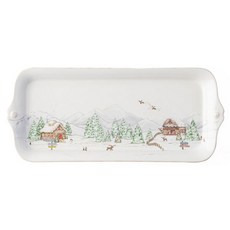 줄리스카 Juliska Berry & Thread North Pole Hostess Tray, 1개, 크리스마스 이미지
