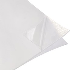 2개입 접착 실리콘 시트 8x8인치 흰색 접착식 미끄럼 방지 고무 패드 개스킷 DIY 재료 지지대 수평 조절 밀봉 범퍼 마모 바닥재용, 2개