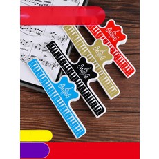 보면대용 악보클립 와이드 피아노 악보 고정 집게, 2. 레드 2개