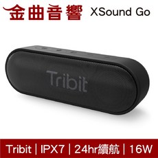 Tribit XSound Go 藍牙喇叭 IPX7 防水 24小時續航 16W 高音質 可串連, 黑色