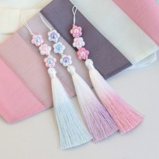 여아 한복 설날 추석 설 명절 유광 통통 플라워 노리개