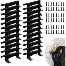 레고 스피드 챔피언을 위한 테유이 24PCS 벽걸이 파일럿 베이스가 있는 오브 벽돌 자동차를 피규어 블랙, 12pcs